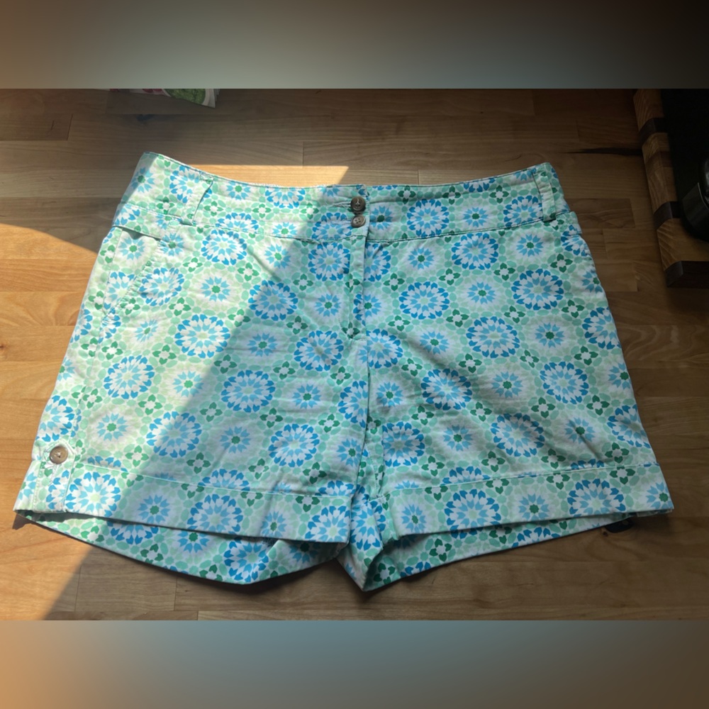 Lands' End Floral Shorts
